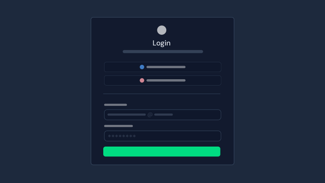 AuthForm preview